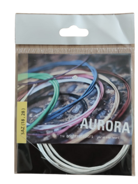 Aurora Beyaz Kısa Sap Bağlama Teli