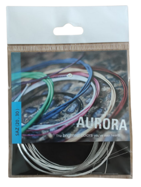 Aurora uzun sap Beyaz 0,20 bağlama Teli